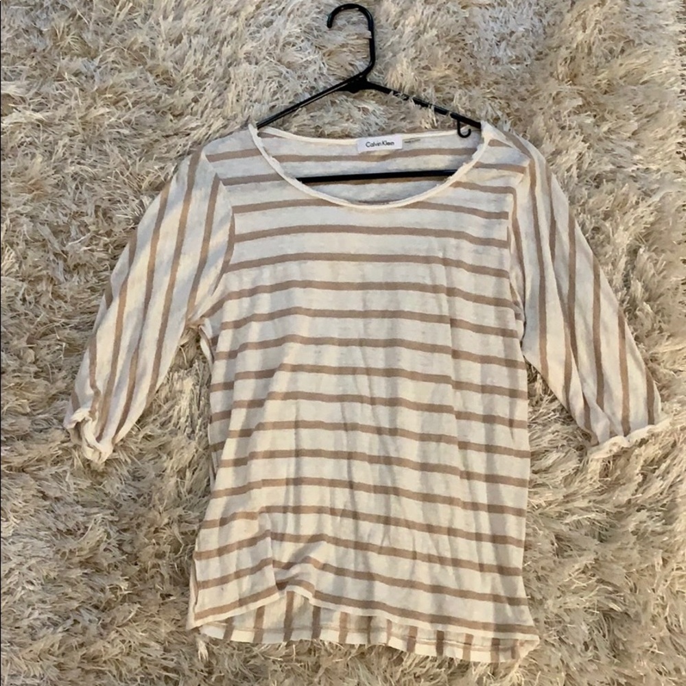 Calvin klein striped top
